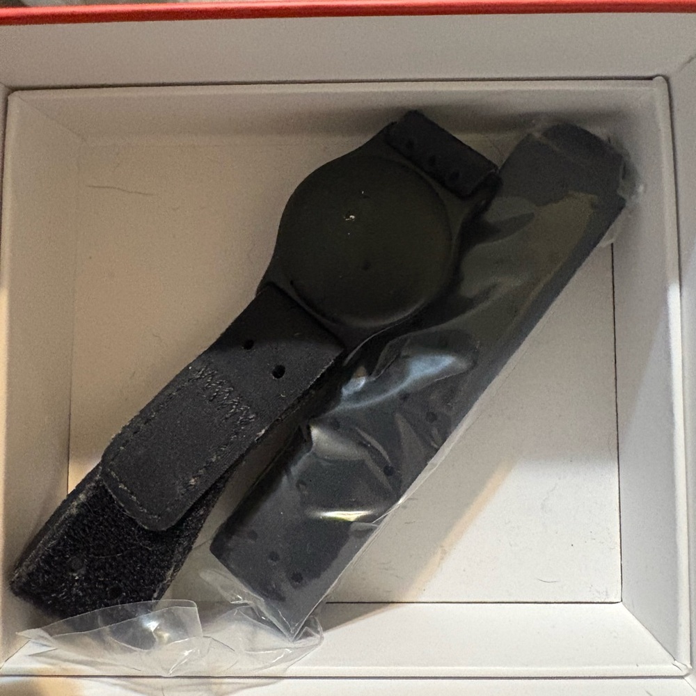Black Wristband with Strap